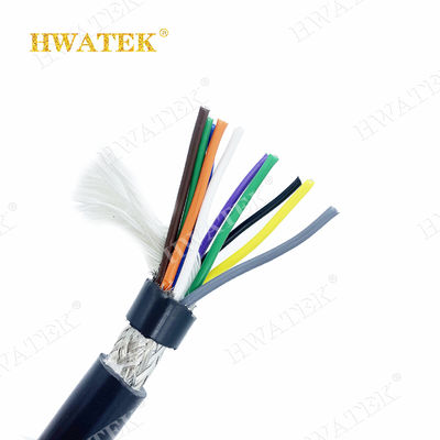 UL20276 20P×28AWG+W औद्योगिक लचीला केबल जिसमें 80℃ रेटेड तापमान और 30V रेटेड वोल्टेज है