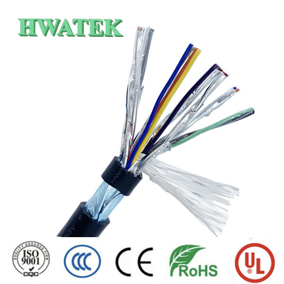 300V 125℃ TPE जैकेट टिनड कॉपर स्ट्रैंडेड केबल 15C × 16AWG + W अल्फा 45080-15 समतुल्य