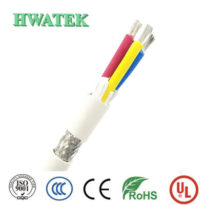 UL2095 4P×24AWG ब्रेडिंग शील्ड्ड टिन्ड कॉपर स्ट्रैंड्ड फोमा पीई इन्सुलेशन पीवीसी जैकेट 300V 80°C केबल