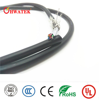 Hwatek 24AWG घुमावदार ढाल रोबोट केबल 305m रोल