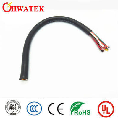 UL2517 4C×24AWG+W औद्योगिक लचीला केबल, PVC इन्सुलेशन और जैकेट के साथ, 105℃ 300V अनुप्रयोगों के लिए