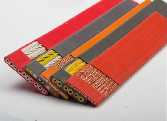 UL प्रमाणित XLPE अछूता तेल प्रतिरोधी बहु कोर इलेक्ट्रिकल फ्लैट केबल तार