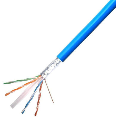 हाई-स्पीड ट्रांसमिशन और UL444 प्रमाणित ईथरनेट अनुप्रयोगों के लिए Cat5e SFTP शील्डेड नेटवर्क केबल