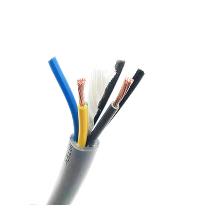 UL2464 TYPE पीवीसी डिब्बाबंद तांबा 24C × 20AWG (7/0.32T) + एमबी 80 °C 300V तेल प्रतिरोधी केबल