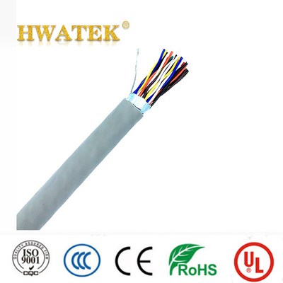 UL2095 25P×28AWG+AEB 80℃ 300V PVC इन्सुलेशन PVC जैकेट टिनयुक्त तांबे के फंसे हुए केबल