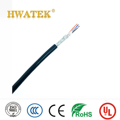 UL2576 प्रकार पीवीसी टिन कॉपर स्ट्रैंड 5C × 22AWG 7/0.254T AD 80C 150V अल्फा 1295C समकक्ष केबल विद्युत अनुप्रयोगों के लिए