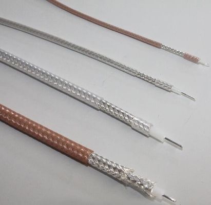 कॉपर मिनी कोएक्सियल पावर केबल पीएफए ​​/ एफईपी इन्सुलेशन उच्च आवृत्ति ट्रांसमिशन