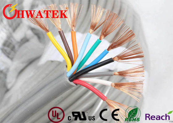 परिरक्षण 26AWG UL2464 पीवीसी अछूता लिफ्ट सिग्नल केबल