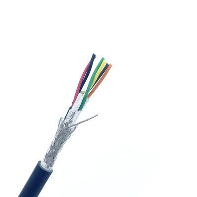 30V इलेक्ट्रिकल फ्लेक्सिबल केबल UL2919 3P X 24AWG + AEB PE इंसुलेशन