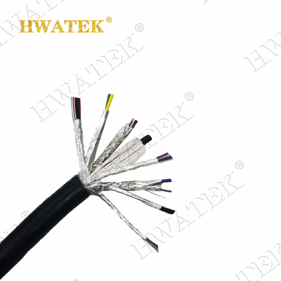 1P×28AWG+2C×26AWG पीवीसी जैकेट शील्ड मल्टीकोर केबल UL 20276 टिन्ड कॉपर स्ट्रैंड